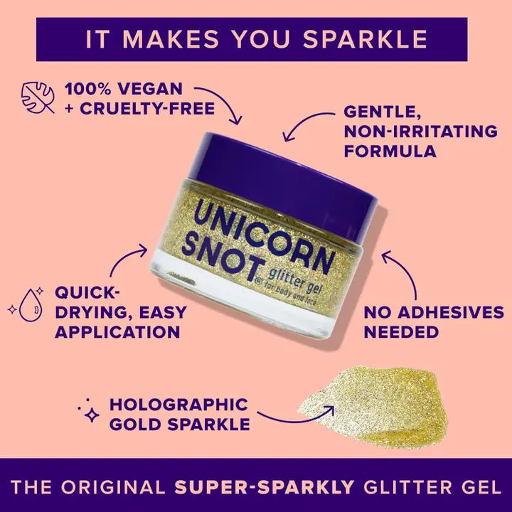 Unicorn Snot The Original Glitter Gel - Gold