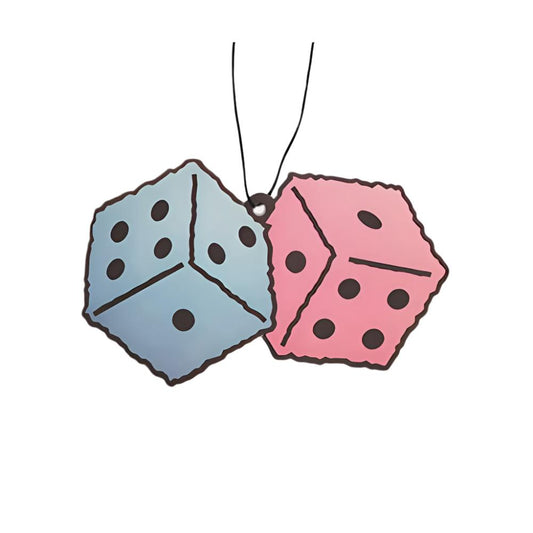 Fresh Fresheners Fuzzy Dice Car Hanger