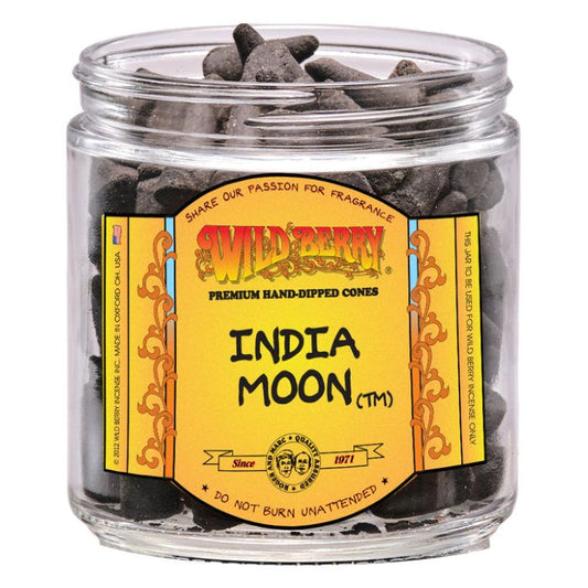 India Moon Wild Berry Incense Cones