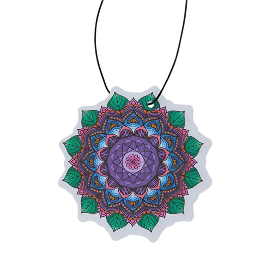 Fresh Fresheners Mandala Shape Car Hanger