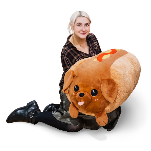 Squishable Massive Dachshund Hot Dog