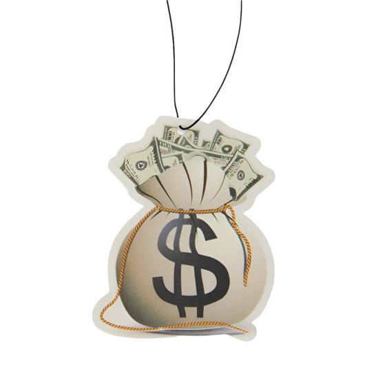 Fresh Fresheners Money Bag Car Hanger