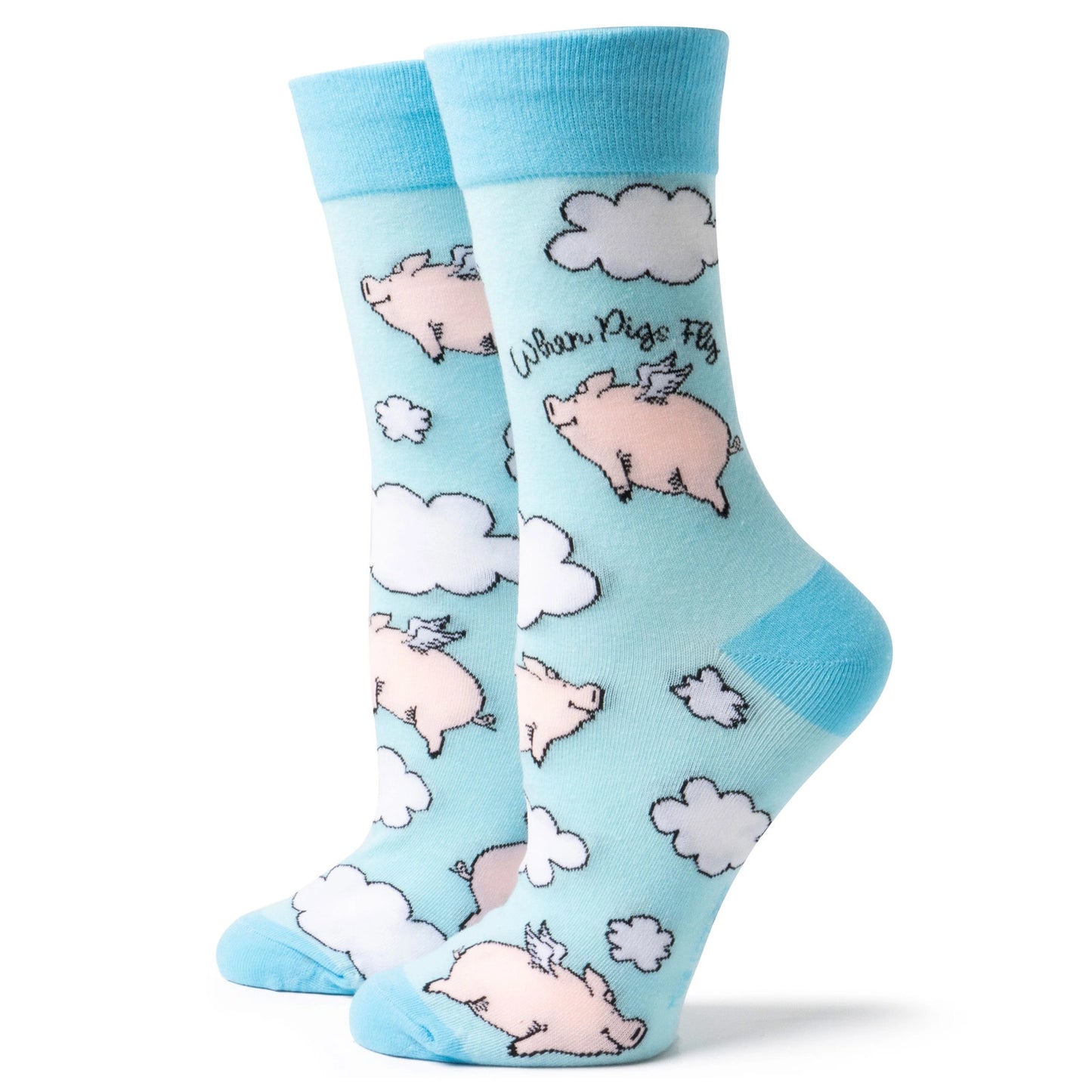 Two Left Feet All Hogs Go To Heaven Socks