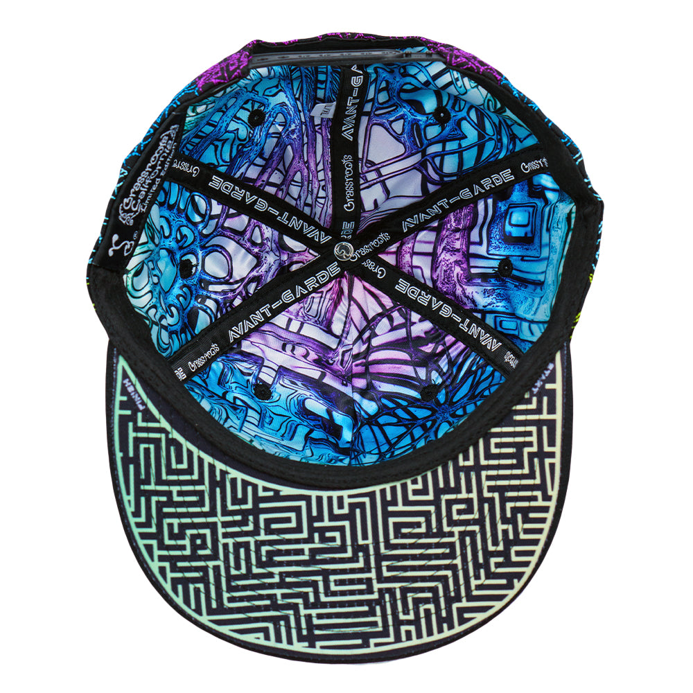 Grassroots California Avant Garde Glass Snapback Hat