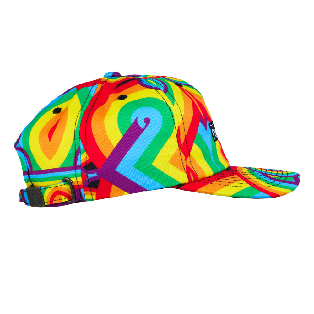Grassroots California Pink Floyd DSOTM v2 Rainbow Snapback Hat