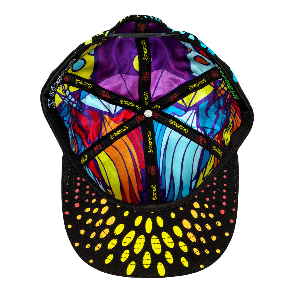 Grassroots California Rose One Soul Thief Black Snapback Hat