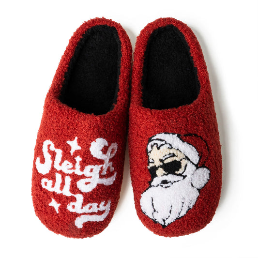 Two Left Feet Lounge Out Loud Slippers - Sleigh All Day SALE