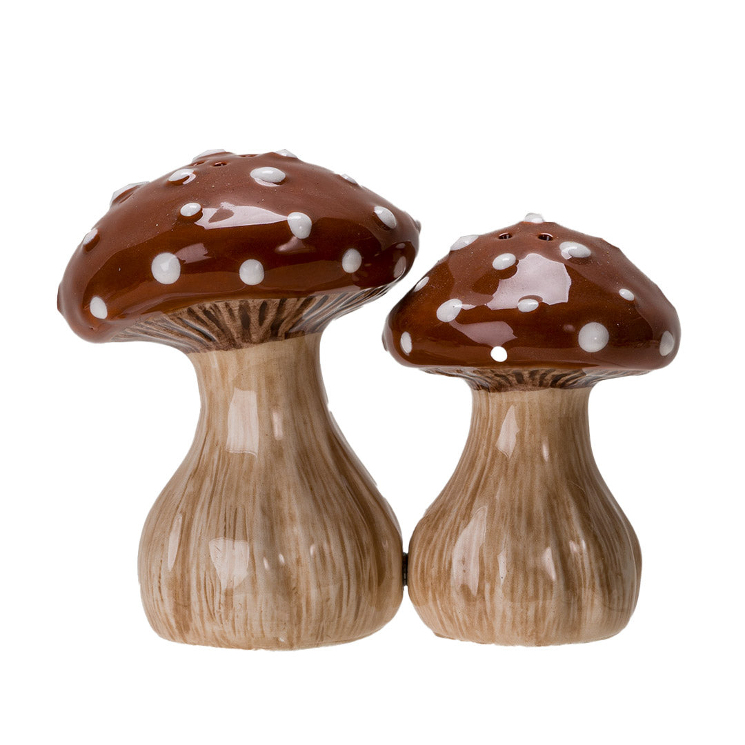 Whimsical Toadstools Salt & Pepper Shaker Set