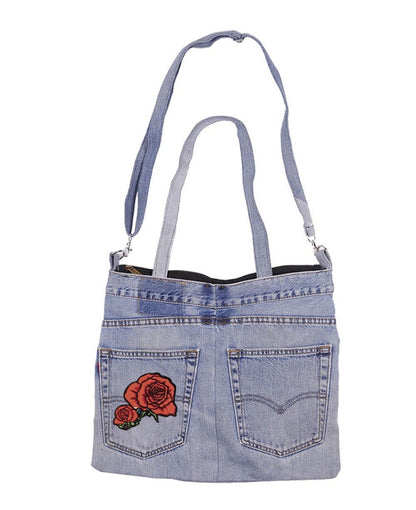Upcycled Denim Jean Butt Bag