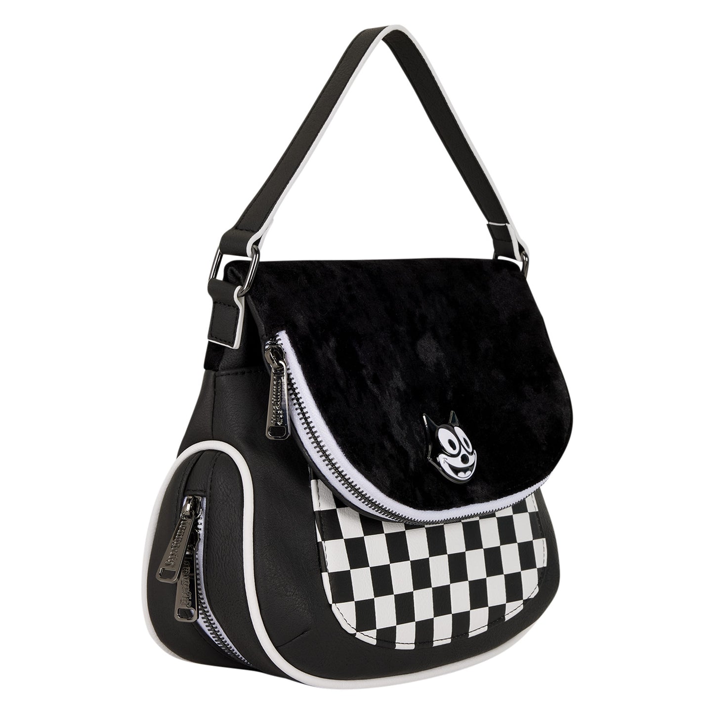 Loungefly Felix the Cat Crossbody Bag with Lenticular Coin Bag