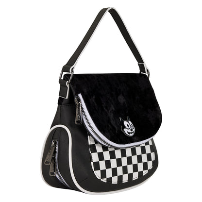 Loungefly Felix the Cat Crossbody Bag with Lenticular Coin Bag