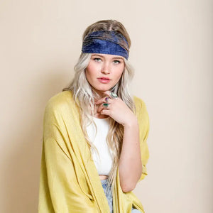 Midnight Tie Dye Headwrap