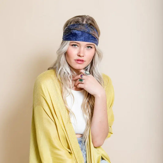 Midnight Tie Dye Headwrap