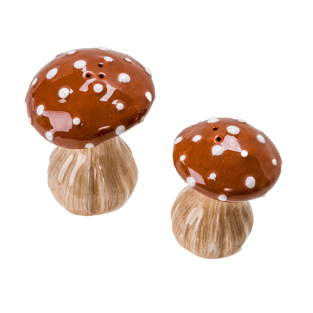 Whimsical Toadstools Salt & Pepper Shaker Set