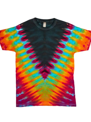 Rainbow V Tie Dye T-Shirt