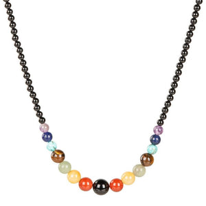 7 Chakra Beaded Gemstone Necklace