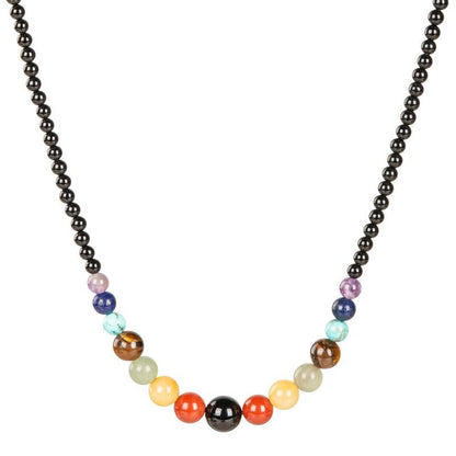 7 Chakra Beaded Gemstone Necklace