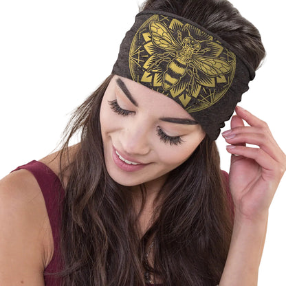 Soul Flower Bee Mandala Boho Headband