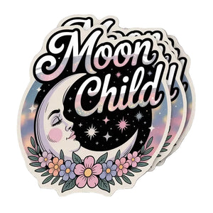 Moon Child Sticker - 2"
