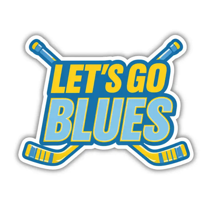 Let's Go Blues Sticker