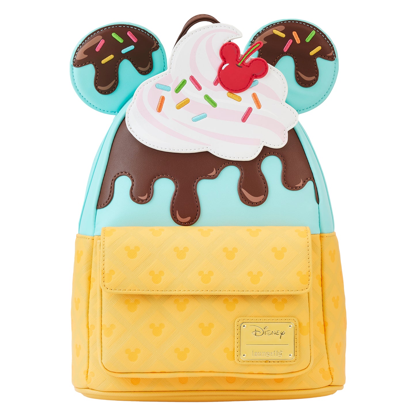 Loungefly Disney Mickey and Minnie Sweets Ice Cream Mini Backpack