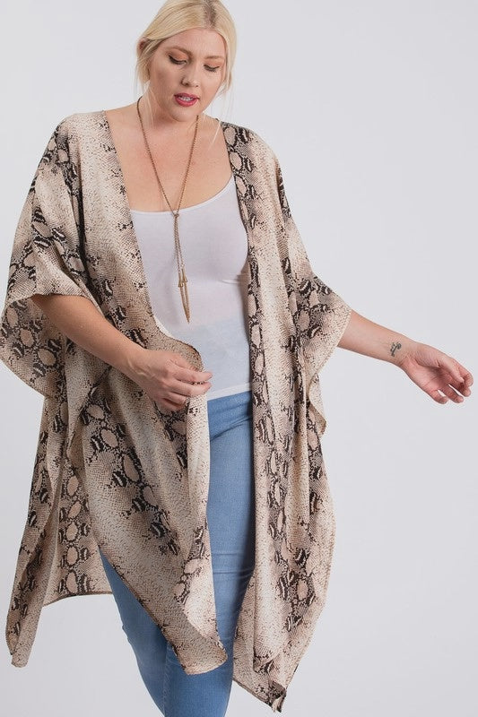 Snake Skin Print Kimono SALE