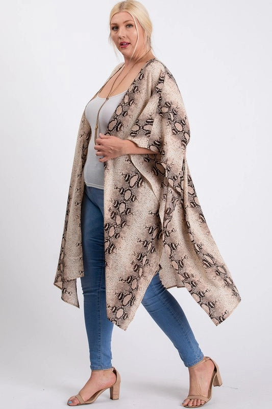 Snake Skin Print Kimono SALE