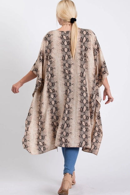 Snake Skin Print Kimono SALE