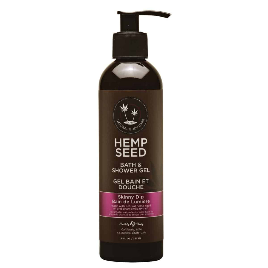 Earthly Body Hemp Seed Body Care Bath and Shower Gel - Skinny Dip 8 oz