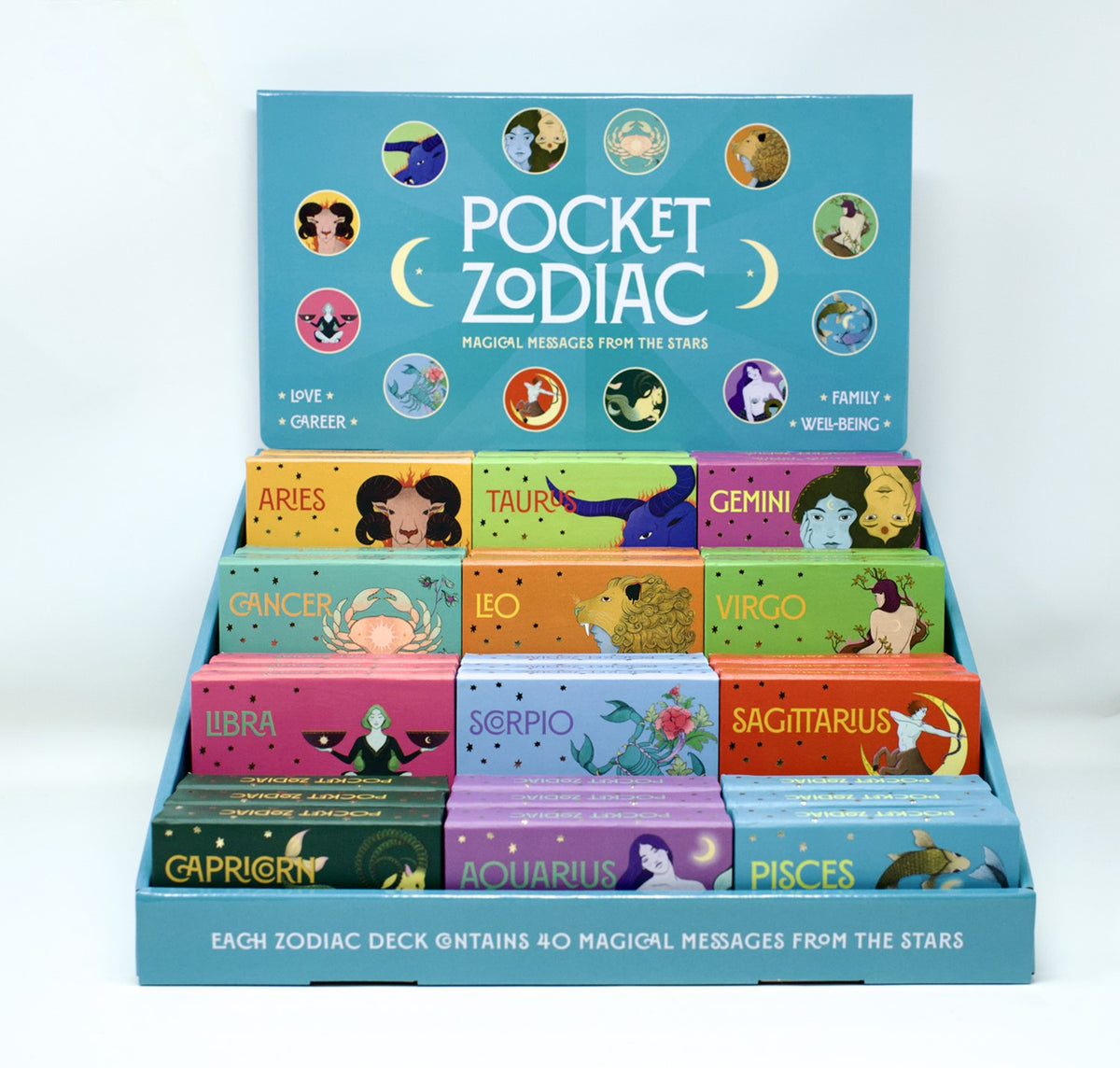 Pocket Zodiac Card Decks: 40 Magical Messages from the Stars