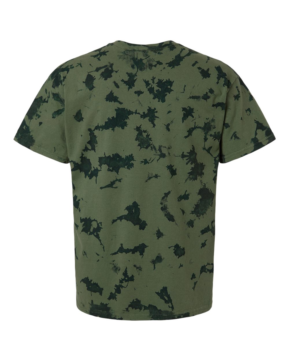 Camo Green Splat Tie Dye Shirt
