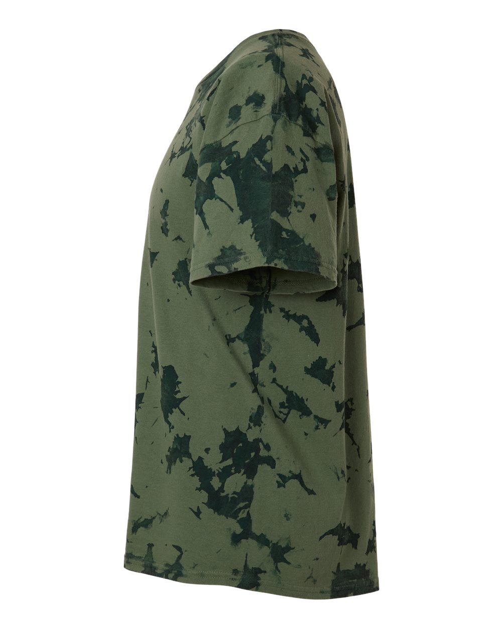 Camo Green Splat Tie Dye Shirt