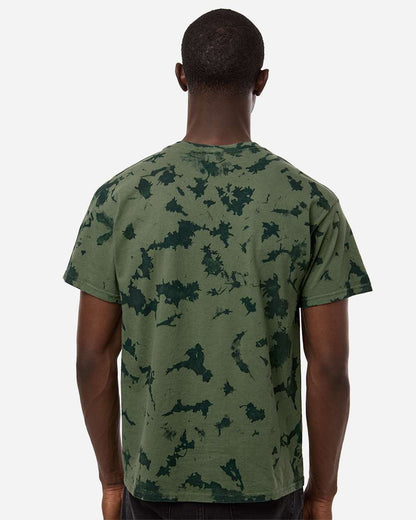 Camo Green Splat Tie Dye Shirt