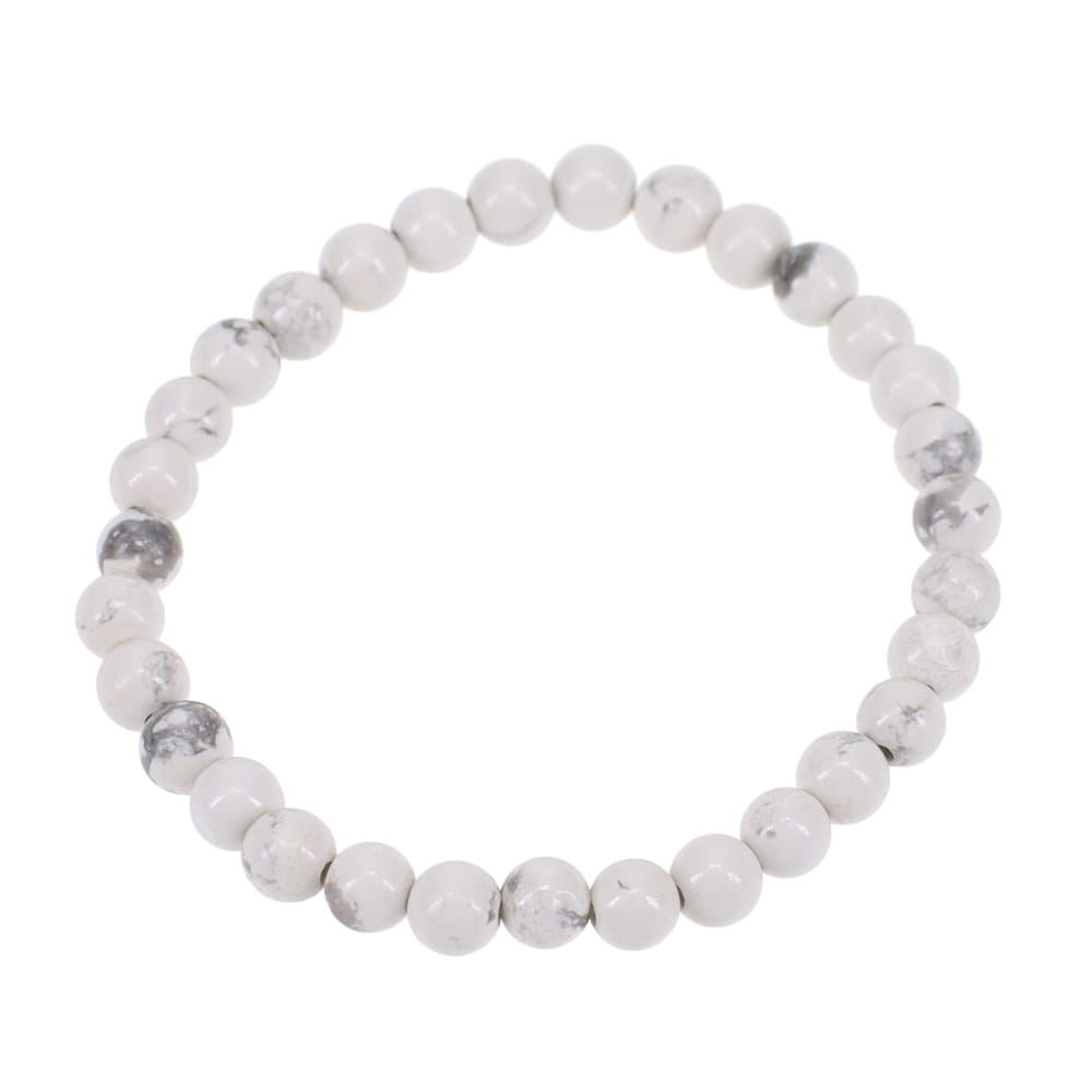 Howlite Bracelet - 6mm
