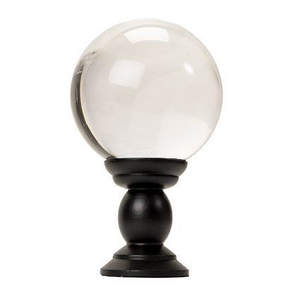Clear Crystal Ball on Stand