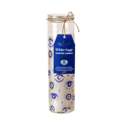 All Seeing Eye White Sage Candle
