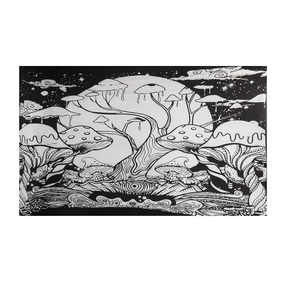 Mushroom Forest Tapestry