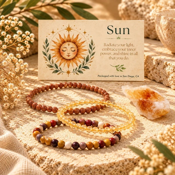 Intentions Bracelet Set - Sun 4mm