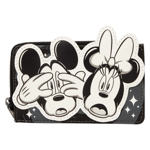 Loungefly Mickey & Minnie Mouse Ghost Zip Around Card Holder