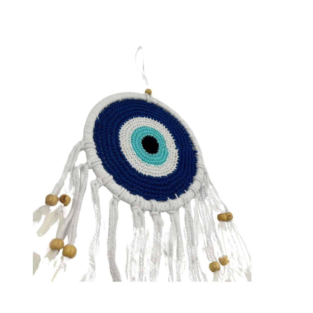 Crochet Evil Eye Dreamcatcher
