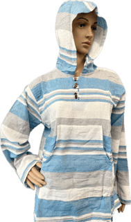 Kerala Striped Hooded Jacket