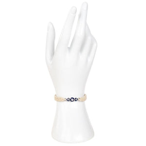 Triple Evil Eye Hemp Bracelet