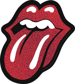 The Rolling Stones Glitter Tongue Logo Sticker