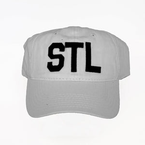 St. Louis "STL" Collegiate Dad Hat – White