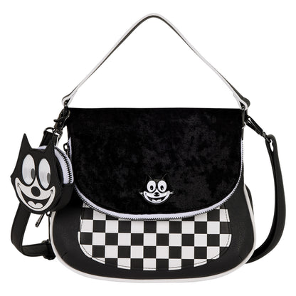 Loungefly Felix the Cat Crossbody Bag with Lenticular Coin Bag