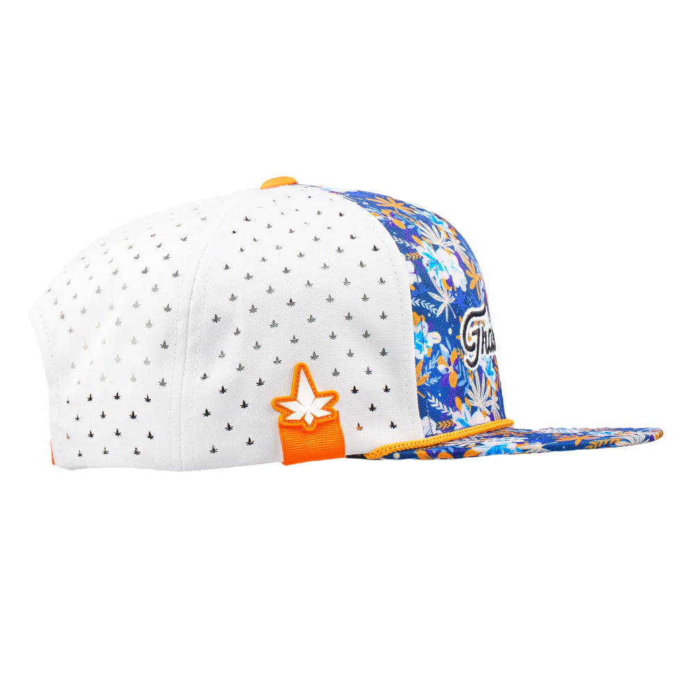 Grassroots California Golfroots Azalea Blue Dri-Bear Snapback Hat