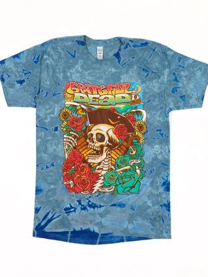 Grateful Dead Ship of Fools by Robert Hunter Tie Dye T-Shirt