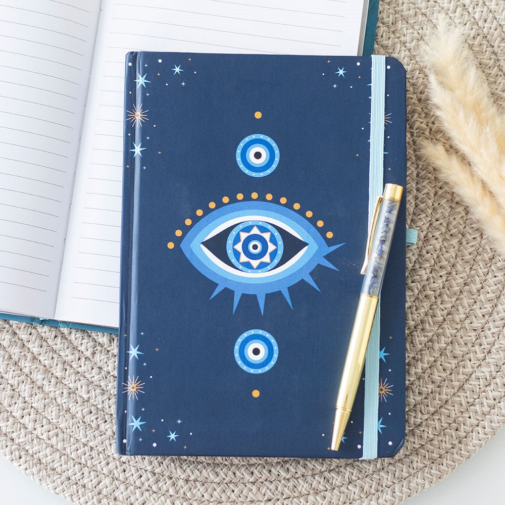 All Seeing Eye Notebook with Crystal Pen