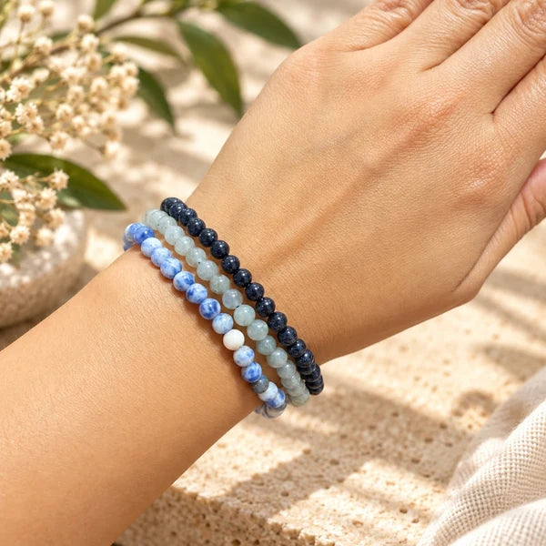 Intentions Bracelet Set - Moon 4mm