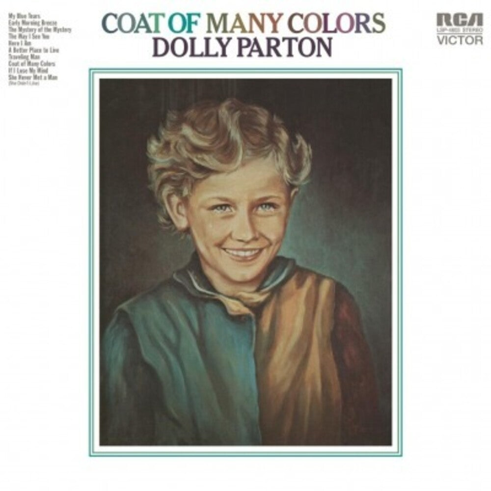 the album cover for Dolly Parton - Coat Of Many Colors [Import LP]
